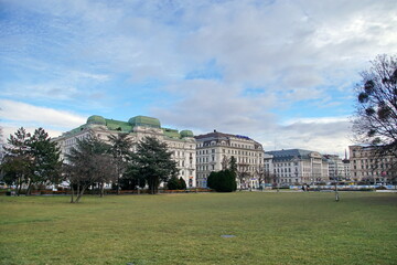 Sigmund-Freud Park in Vienna Austria. In 1961 the park in Alser was renamed to Sigmund -Freud Park.