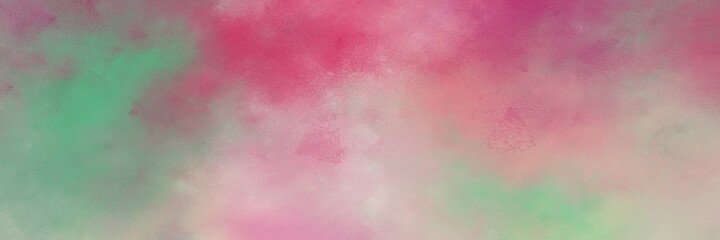 beautiful vintage abstract painted background with rosy brown, cadet blue and moderate pink colors and space for text or image. can be used as postcard or poster