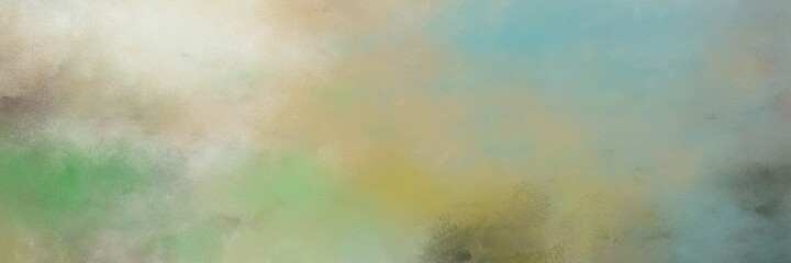 decorative abstract painting background graphic with dark sea green and pastel gray colors and space for text or image. can be used as postcard or poster