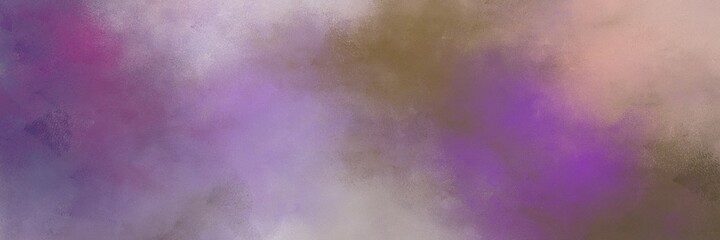 awesome antique fuchsia, pastel brown and tan colored vintage abstract painted background with space for text or image. can be used as horizontal header or banner orientation