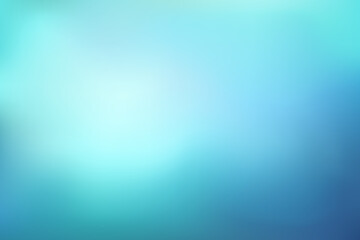 Abstract teal blue background. Blurred turquoise water backdrop. Vector illustration for your graphic design, banner, summer or aqua poster, website