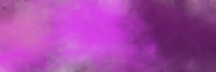 amazing medium orchid, very dark magenta and antique fuchsia colored vintage abstract painted background with space for text or image. can be used as header or banner