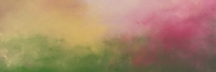 awesome vintage abstract painted background with rosy brown, dark olive green and pastel brown colors and space for text or image. can be used as header or banner