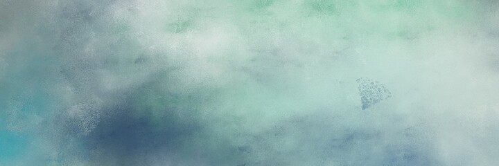 amazing dark gray, teal blue and light gray color background with space for text or image. vintage texture, distressed old textured painted design. can be used as header or banner