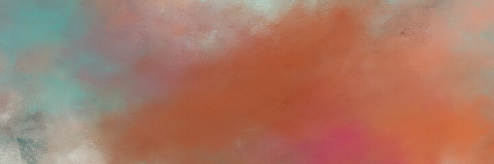 Fototapeta premium beautiful abstract painting background texture with pastel brown and moderate red colors and space for text or image. can be used as postcard or poster