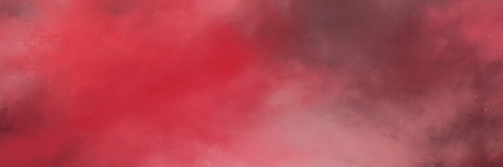 beautiful abstract painting background texture with moderate red, pale violet red and old mauve colors and space for text or image. can be used as horizontal background texture