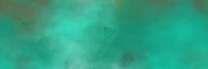 decorative old color brushed vintage texture with medium sea green and blue chill colors. distressed old textured background with space for text or image. can be used as horizontal background
