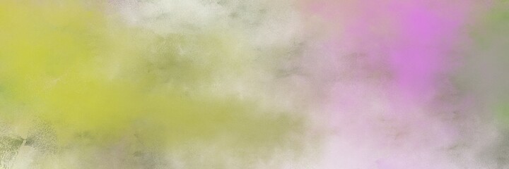 awesome tan, dark khaki and thistle colored vintage abstract painted background with space for text or image. can be used as horizontal background graphic