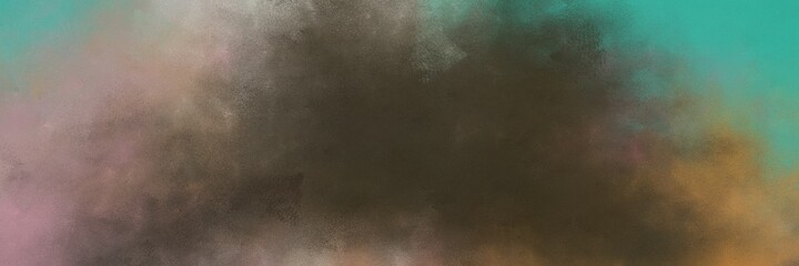 awesome dark olive green, old mauve and rosy brown colored vintage abstract painted background with space for text or image. can be used as header or banner