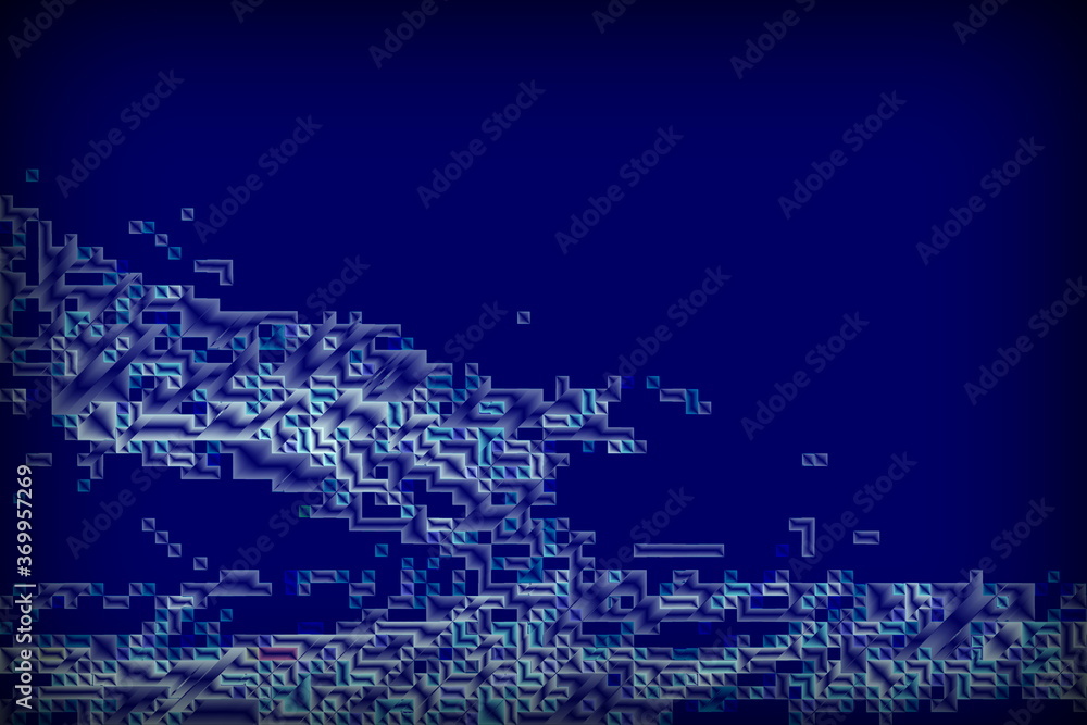 Poster stylish abstract image for your creative design of layout. backdrop with blue and yellow pattern. co