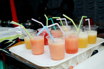 Wedding Event Catering Style Juices Recipe. Indian Welcome Drink  Fresh juice .