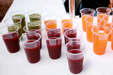 Wedding Event Catering Style Juices Recipe. Indian Welcome Drink  Fresh juice .