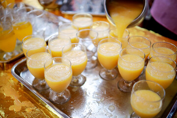 Wedding Event Catering Style Juices Recipe. Indian Welcome Drink  Fresh juice .