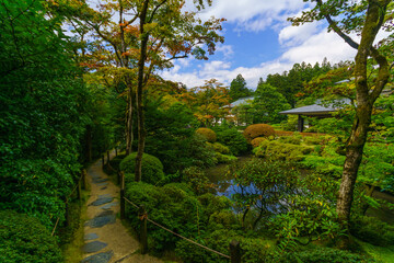 Fototapeta na wymiar Shoyo-en garden, in Nikko
