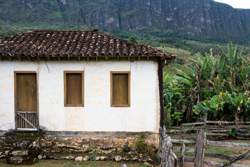 Old Abandoned House at Serra da Canastra National Park - Minas Gerais - Brazil