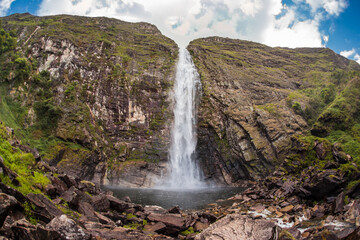 Casca D'anta waterfalls - Serra da Canastra National Park - Minas Gerais - Brazil