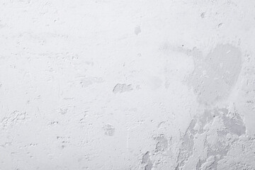 White clean concrete wall with rough texture, wall or floor background