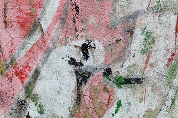 Old Weathered Painted Concrete Texture