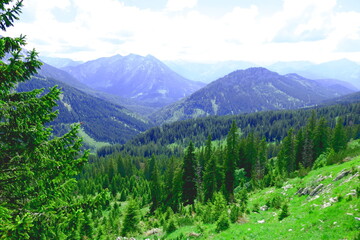 view from halserspitz, wildbad kreuth, tegernsee, bavaria