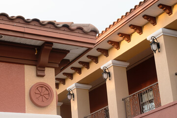 Looking Up at the Roofline of Modern Venetian Architecture