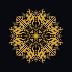 Mandalas with black and white for coloring books. Decorative round ornaments.