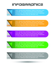 Modern Design Template, can be used for info-graphics, banners for web layout.