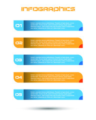 Modern Design Template, can be used for info-graphics, banners for web layout.