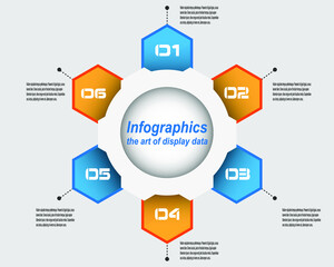Infographic design template. Idea to display information, ranking and statistics.