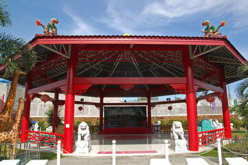 Cherubin Gardens Chinese gazebo in Meycauayan, Bulacan
