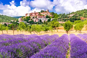 Deurstickers Banon, France hilltop village in Provence © ecstk22