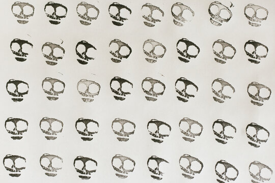 DIY Skull stamps