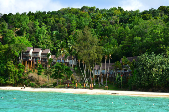 Manukan Island Cottages in Sabah, Malaysia