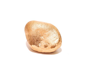 Gold gemstones are mined from mines