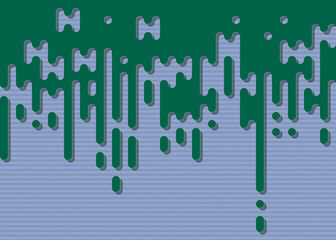 Abstract Rounded Color Lines halftone transition background illustration