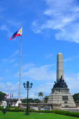 Rizal Park statue in Manila, Philippines