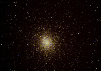 Omega Centuri the largest star cluster in the Earth's sky