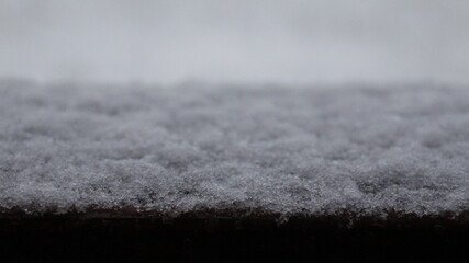 snow close-up