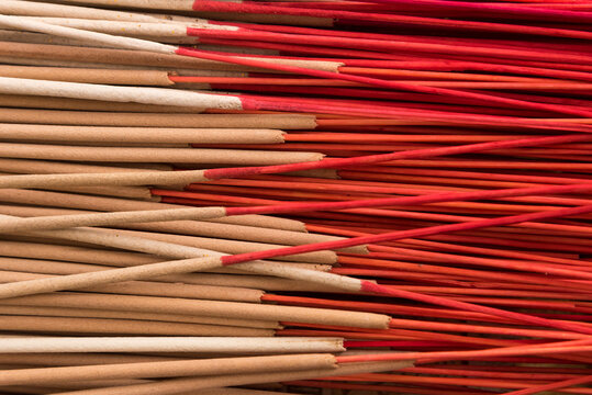 Pile of aromatic candles