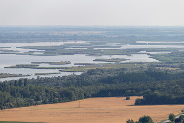Fototapeta premium View of the lake Velence on a summer day.