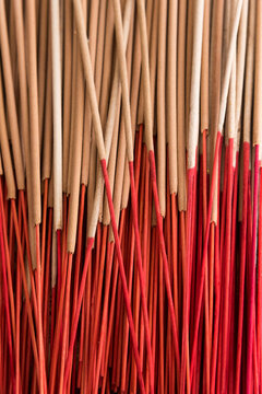 Pile of aromatic candles