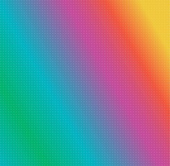 rainbow background with white dots