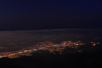 night view of the city