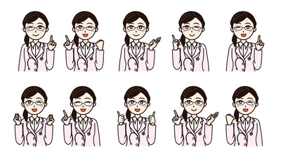 Business Woman Doctor, Medical staff