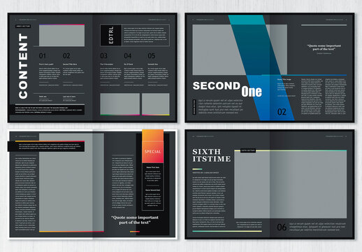 Chiaroscuro Magazine Layout