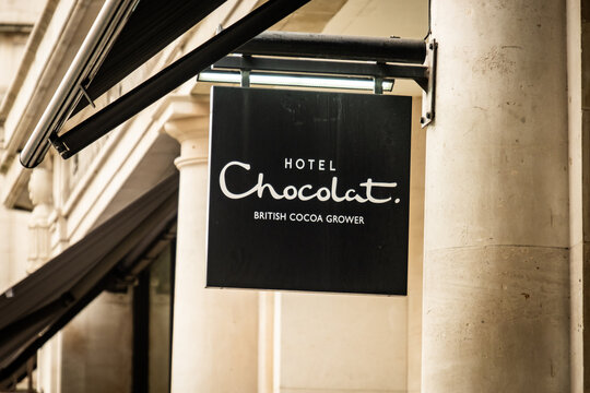 London- Hotel Chocolate high street store, a British chocolatier and cocoa grower