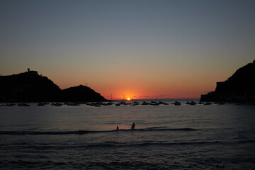 Atardece en el Norte de San Sebastián