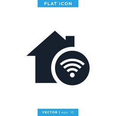 Smart Home Icon Vector Design Template