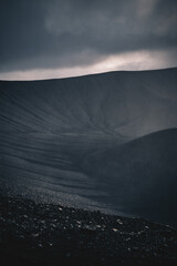 Icelandic extinct volcano crater - Hverfjall
