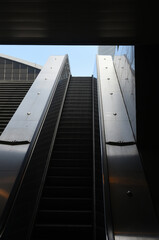 escalator and modern architecture