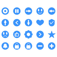 set of icons for web